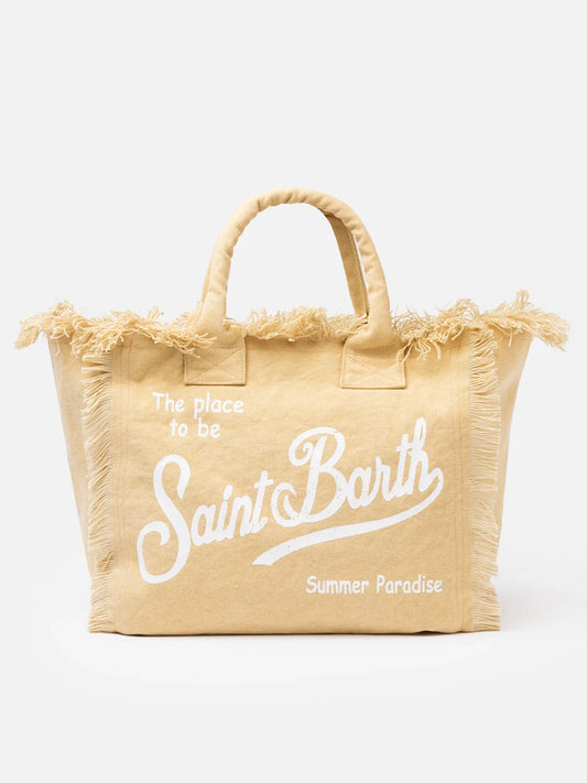 CALA BEACH® – Borsa da Mare in Cotone Gialla