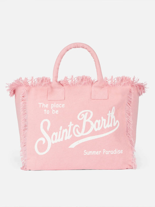 CALA BEACH® –  Borsa da Mare in Cotone Rosa Chiaro