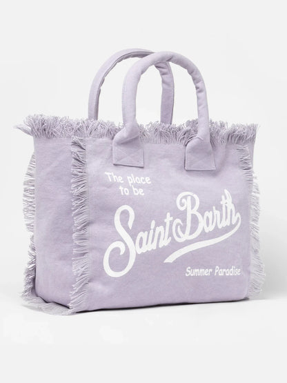 CALA BEACH® – Borsa da Mare in Cotone Lilla Vanity