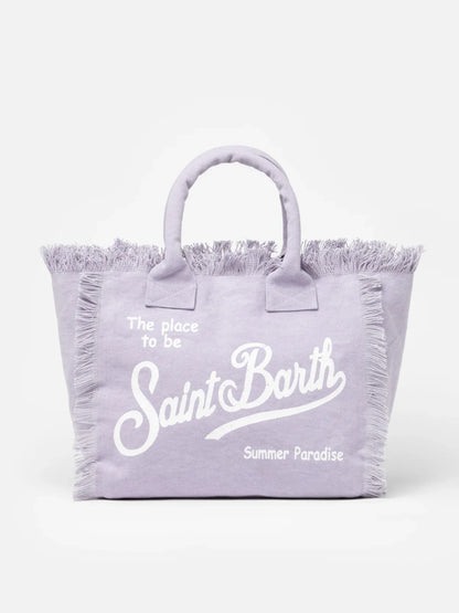 CALA BEACH® – Borsa da Mare in Cotone Lilla Vanity