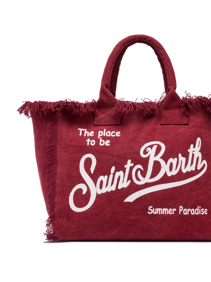 CALA BEACH® – Borsa da Mare in Cotone Bordeaux