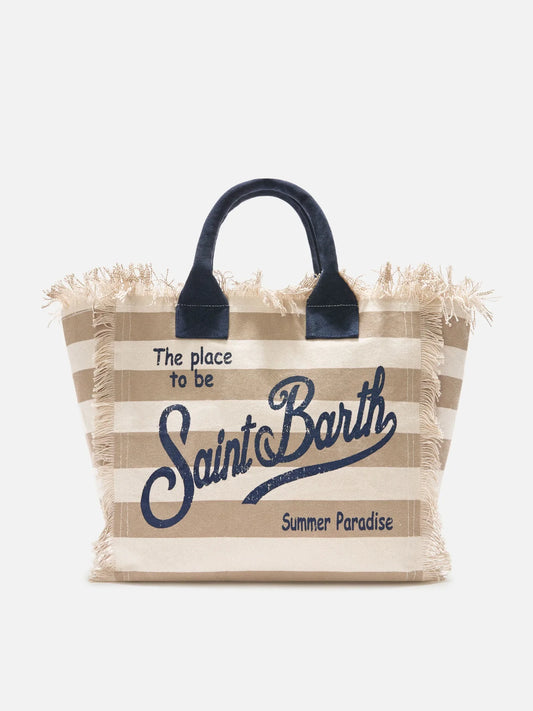 CALA BEACH® – Borsa da Mare in Cotone Beige