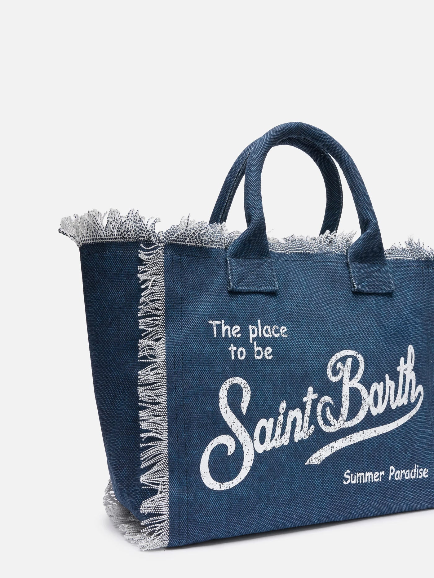 CALA BEACH® – Borsa da Mare in Cotone Blu Scuro