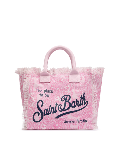 CALA BEACH® – Borsa da Mare in Cotone con Stampa Paisley