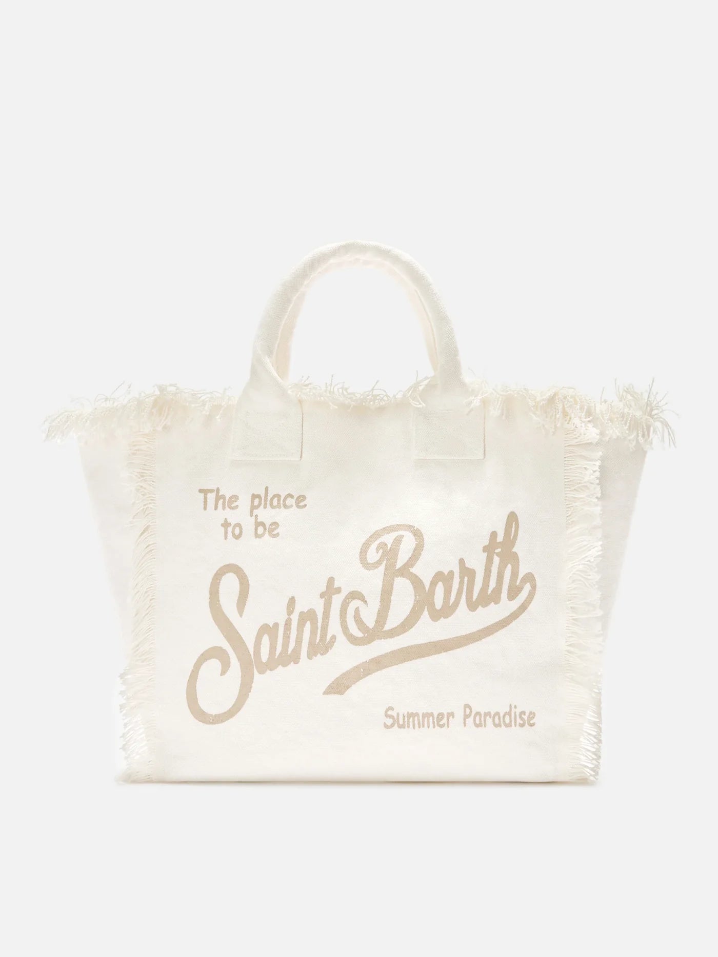 CALA BEACH® – Borsa da Mare in Cotone Bianca Panna